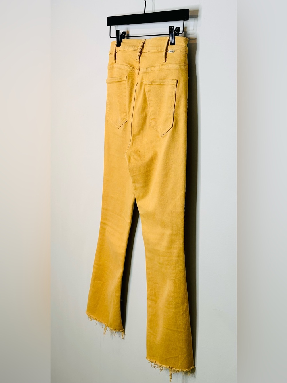 MOTHER The Hustler Ankle Fray Tinsel Denim Jeans - Picture 9 of 16